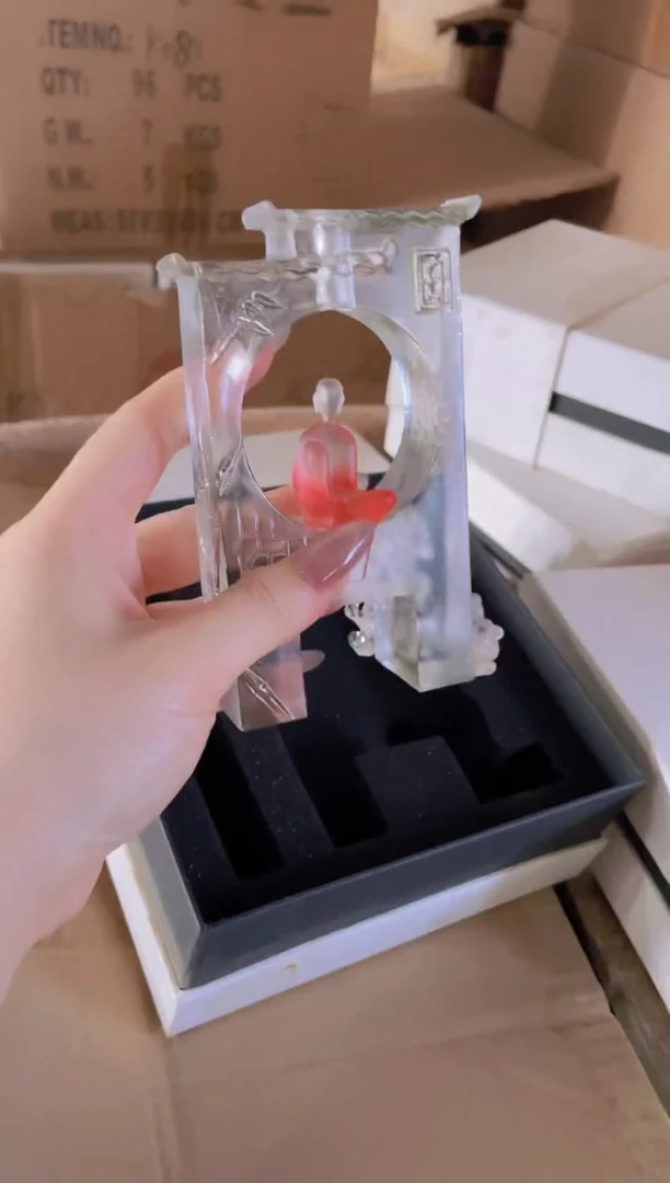 玻璃手工艺品九河琉璃山园静思