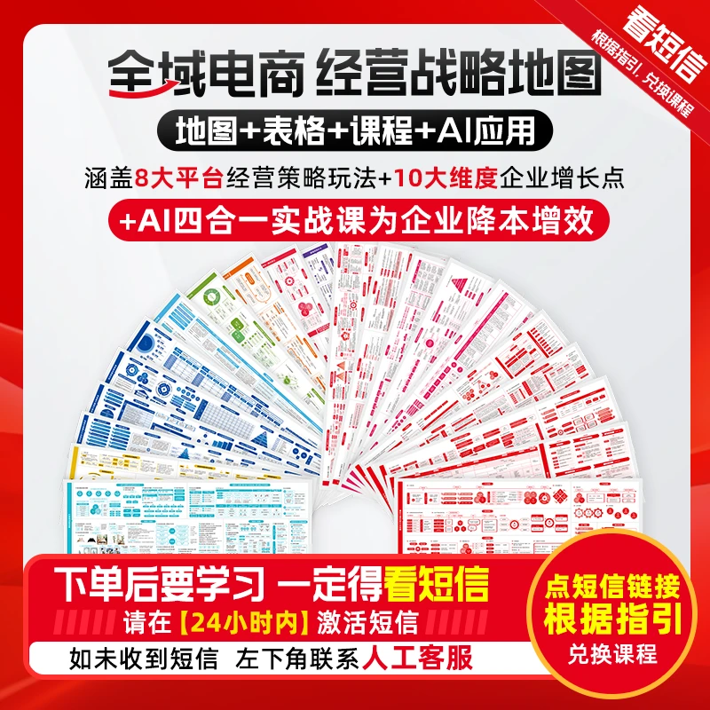 全域电商经营战略地图——8大平台SOP+AI实战应用