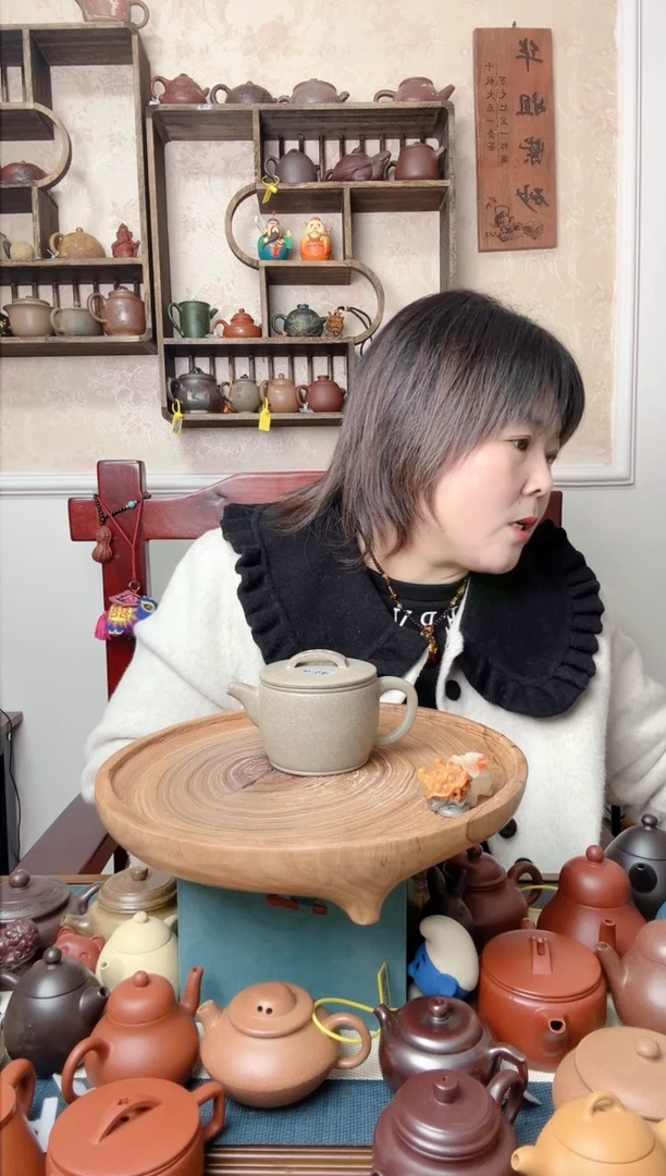 【闪购商品】紫砂茶壶老青灰段 汉瓦260CC