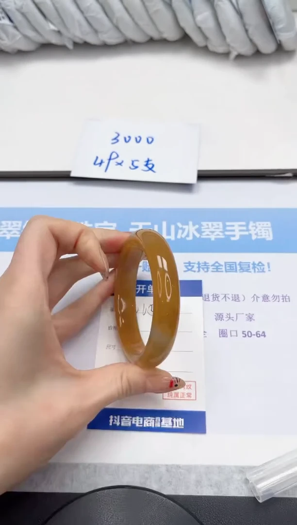 未镶嵌手镯石英质玉65-58.2