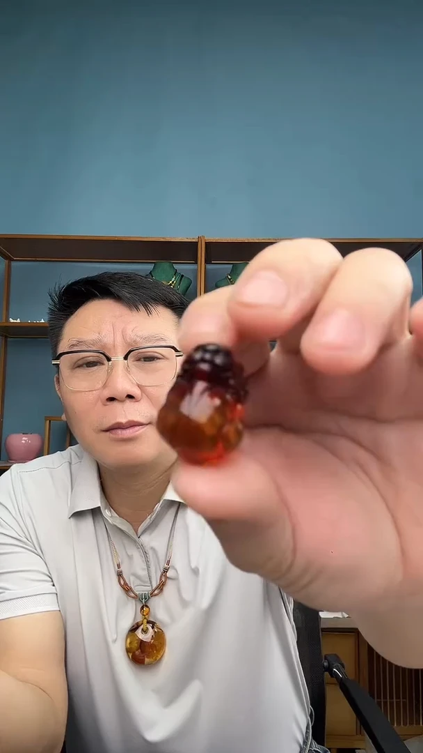 裸石琥珀未镶嵌微瑕介意勿拍46