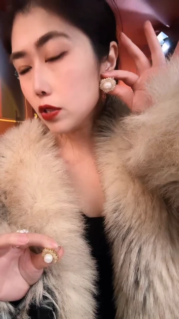 合金无合金无重工镶嵌款珠珠耳针