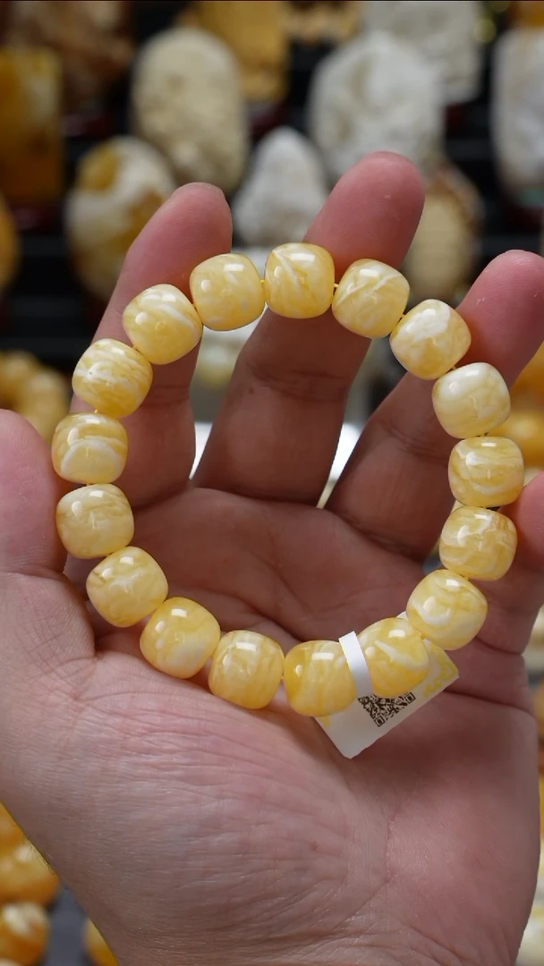 手链琥珀未镶嵌原矿天然琥珀蜜蜡