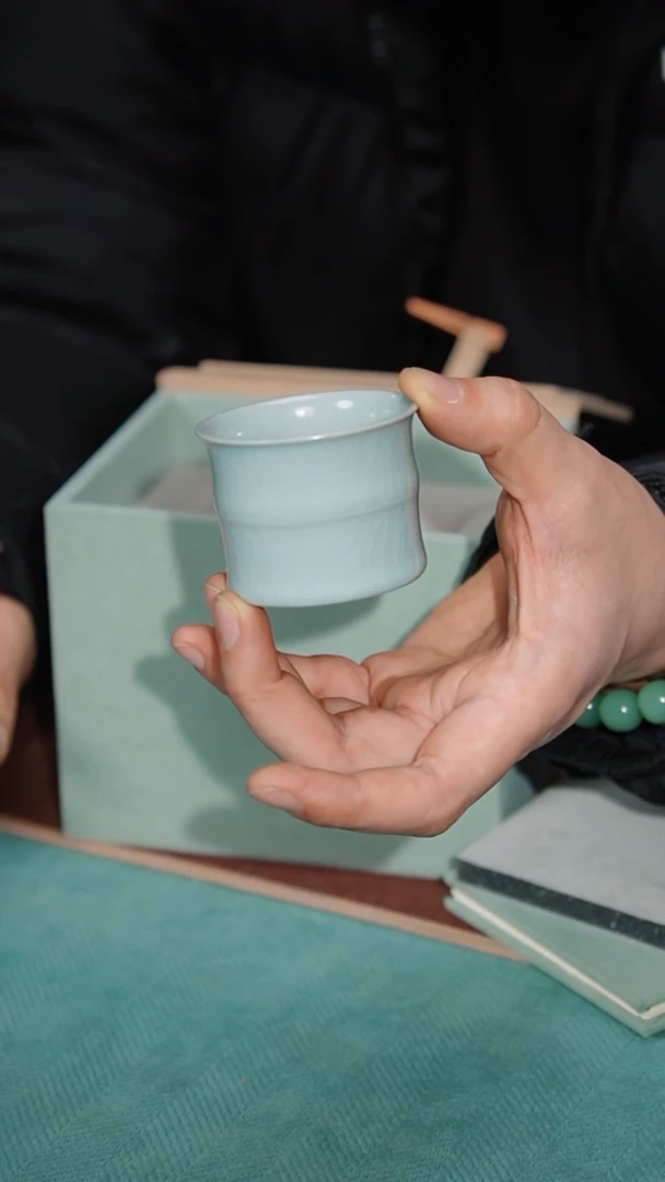 【闪购商品】157-1竹节杯（朱钰峰）