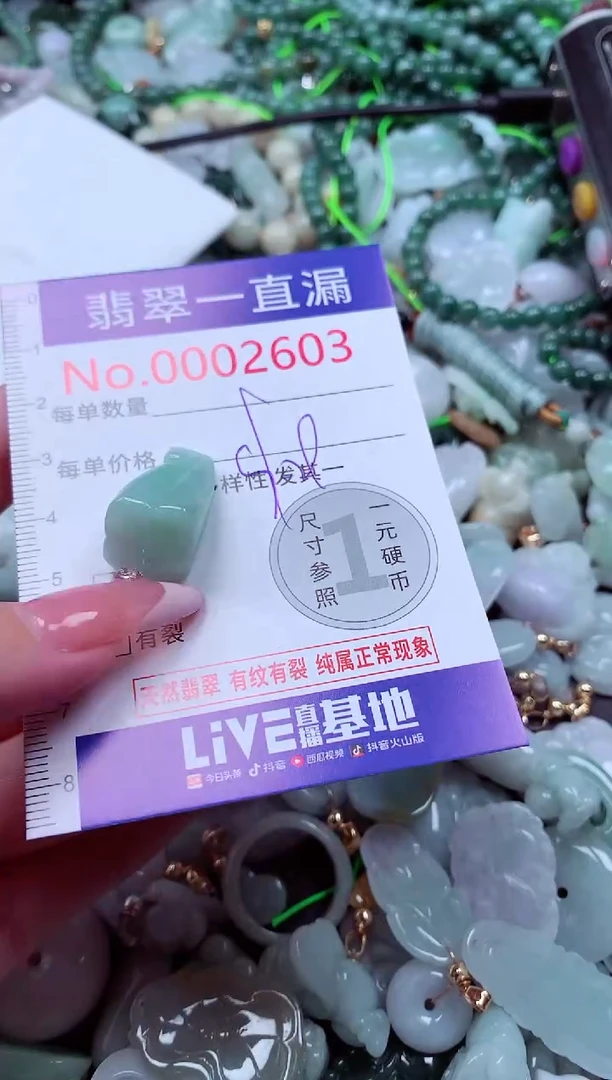 翡翠未镶嵌吊坠(不含链)2603