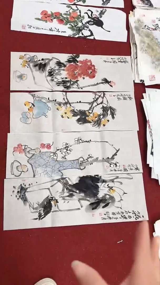 国画李少波/国画/花鸟