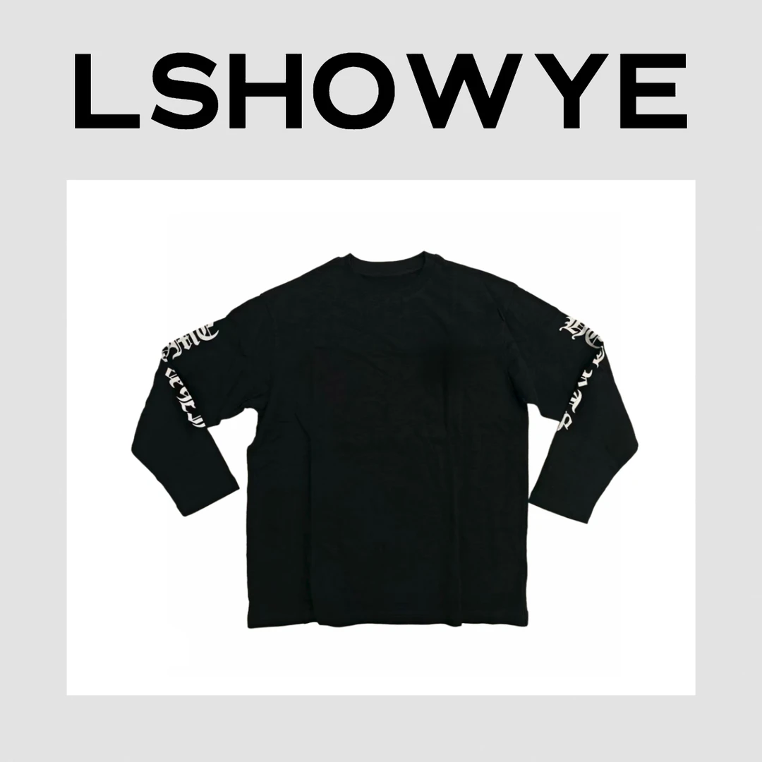 LSHOWYE｜印花洗水长袖t恤 7FF306