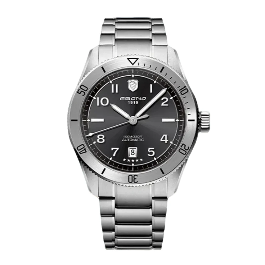 【新年/礼物】EBONO/依宝诺先行者8882潜水双历进口全自动机械男表