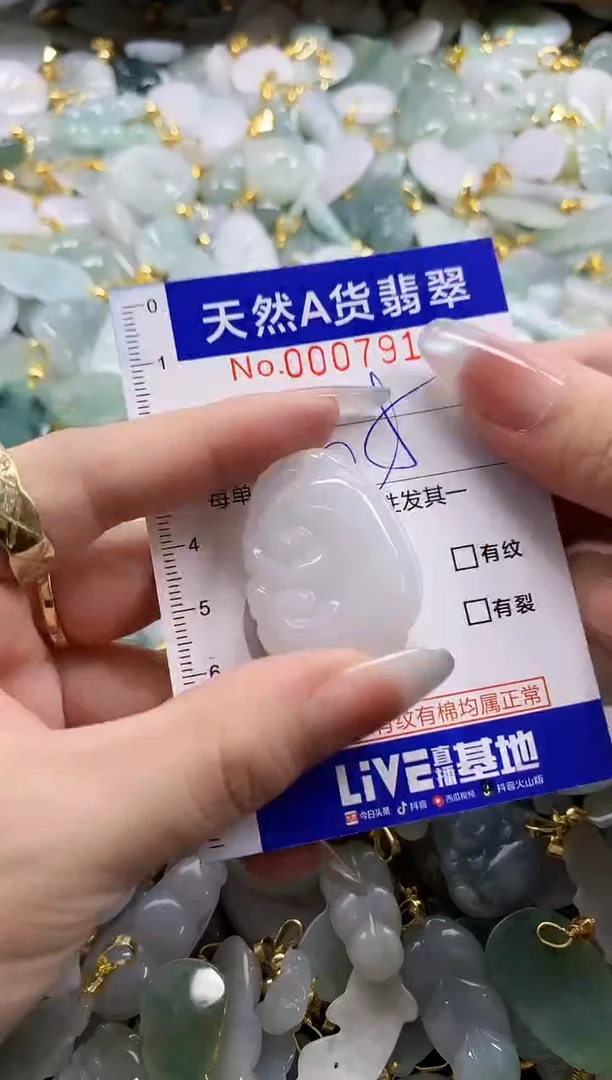 颈饰未镶嵌翡翠天然A货翡翠