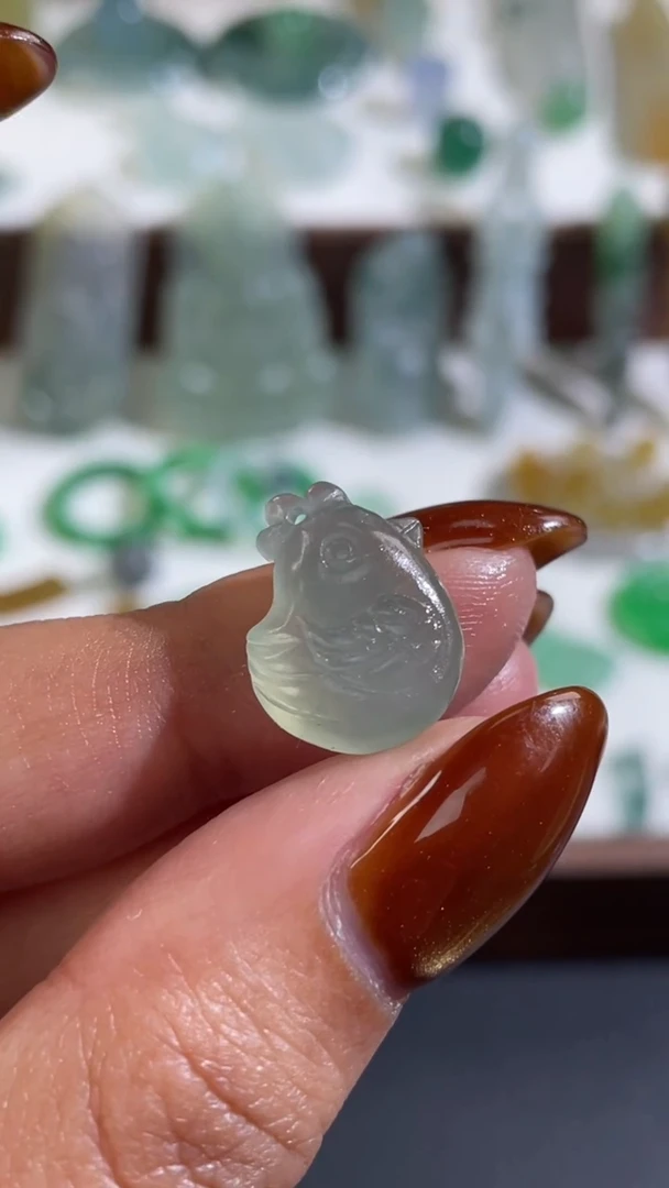 【闪购商品】定制翡翠未镶嵌小公鸡260