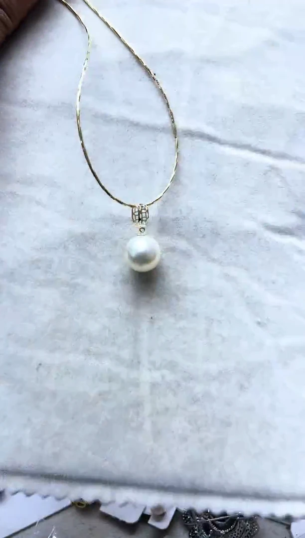 【闪购商品】海水珍珠颈饰18K金镶嵌2