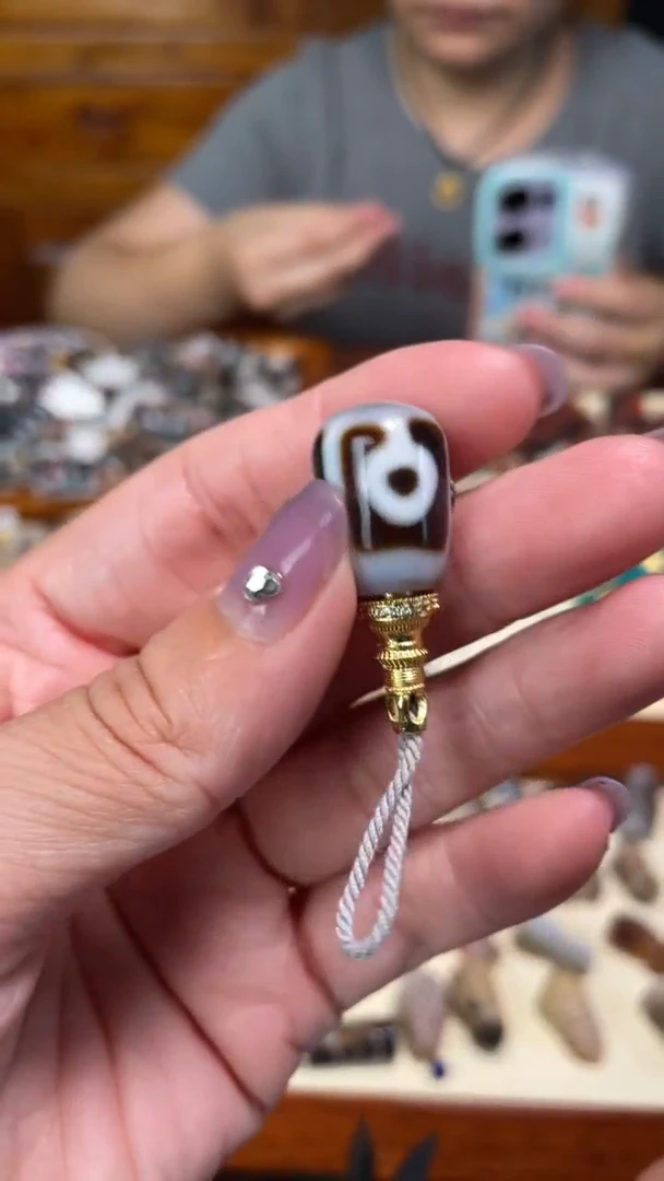 玛瑙/玉髓颈饰未镶嵌94精品菩提三通