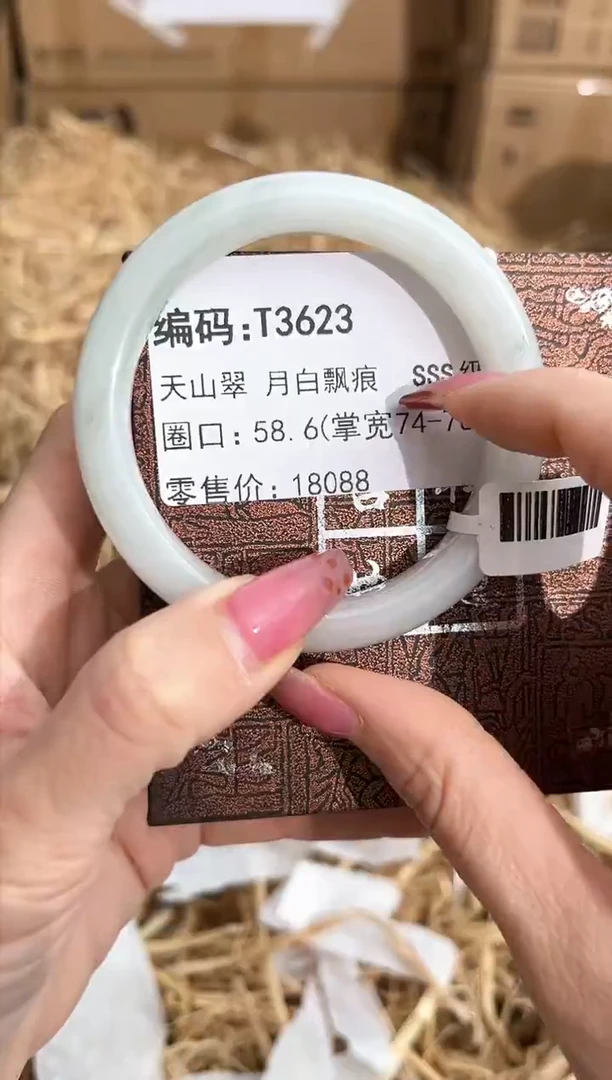 未镶嵌手镯石英质玉T3623
