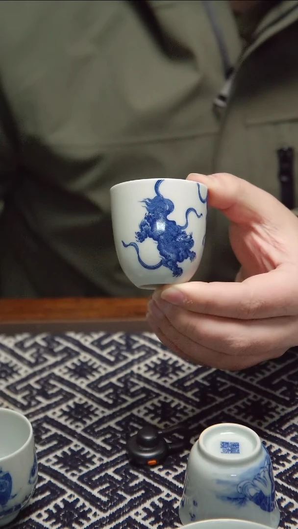 摆件瓷景德镇纯手工瓷器