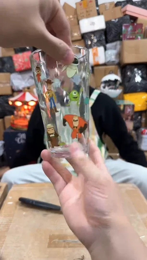 瓷片皮克斯合集玻璃杯
