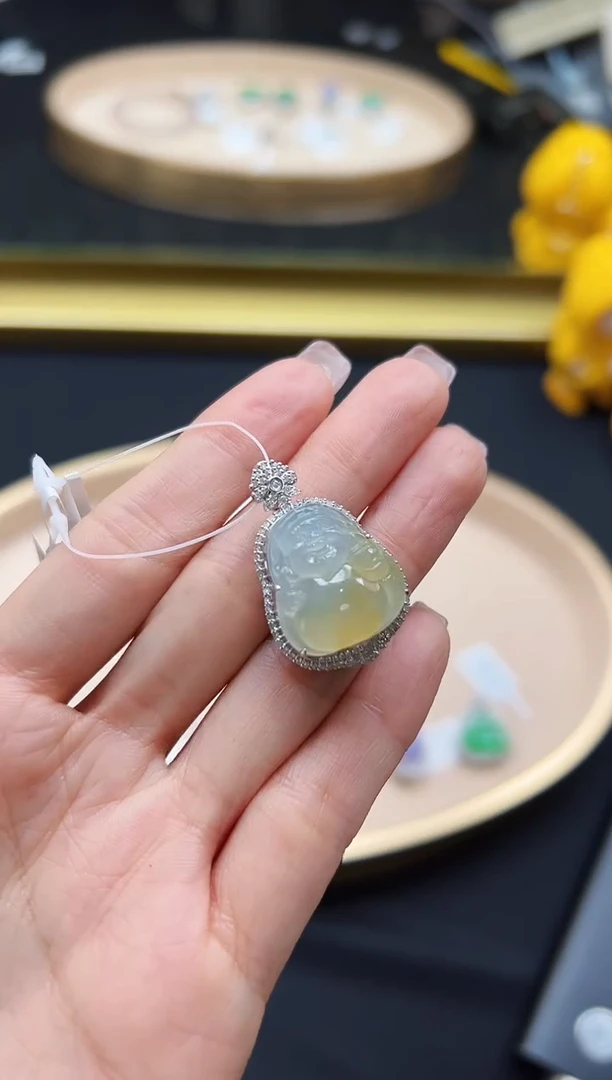 【闪购商品】翡翠颈饰18K金镶嵌FZB0118-130