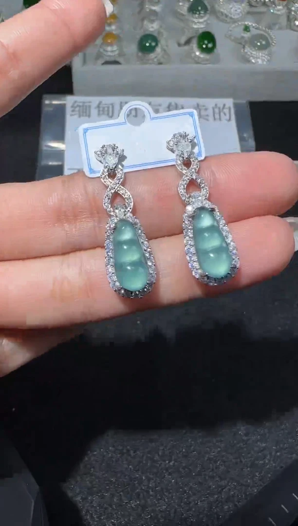 【闪购商品】翡翠耳饰未镶嵌0717多样性发货拍一发一