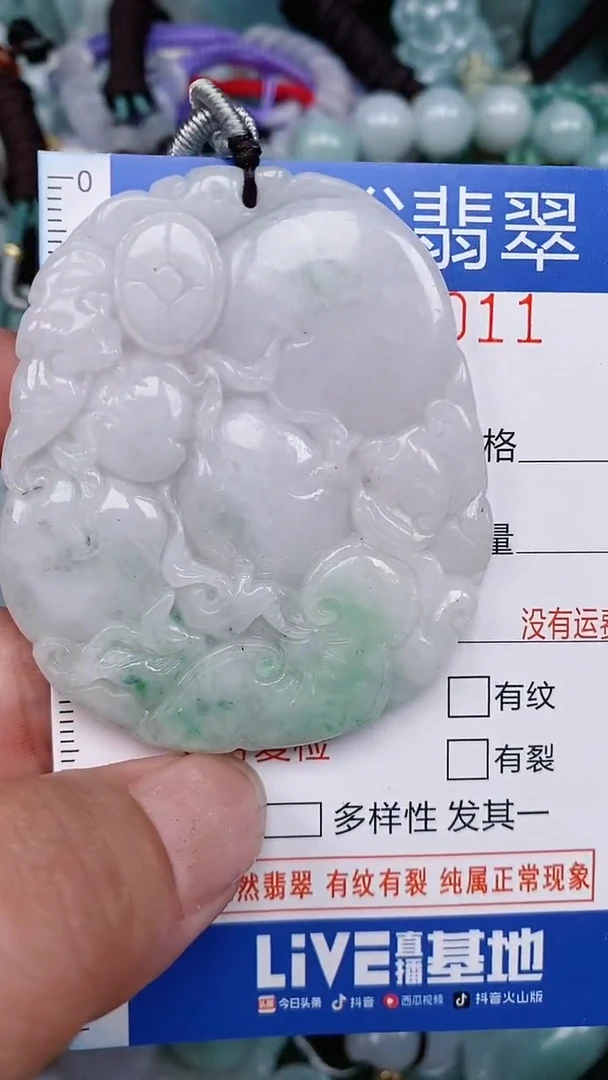 翡翠未镶嵌颈饰..0001011