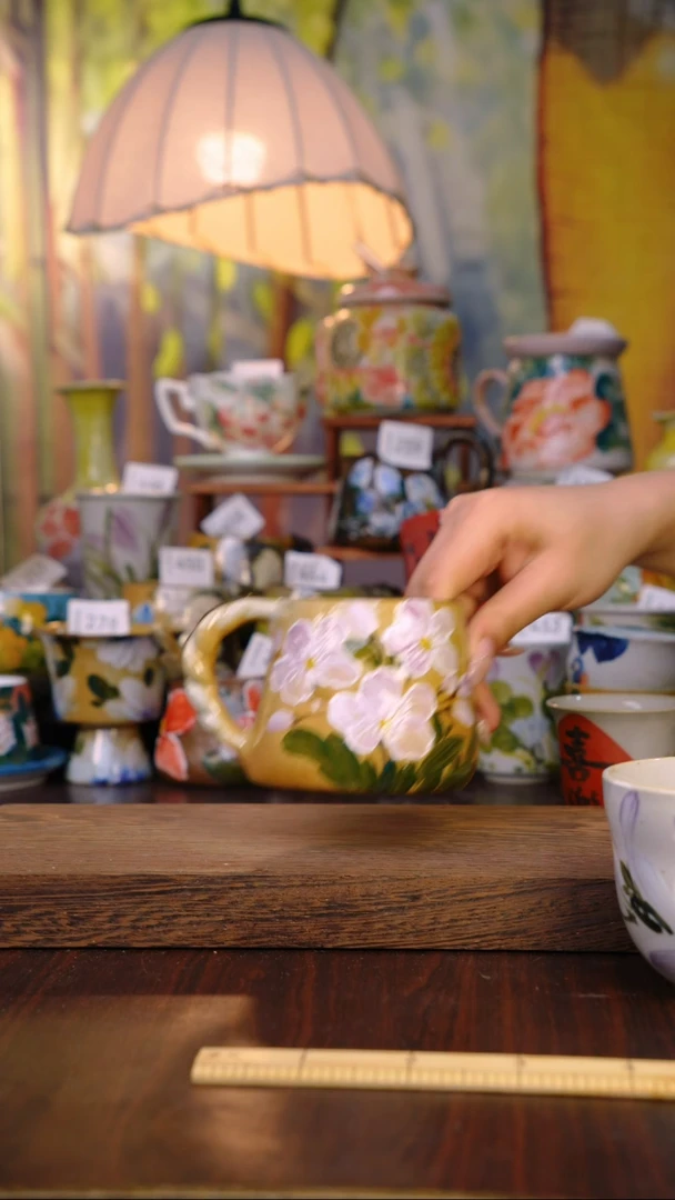 摆件泥垚手作 景德镇手工手绘器物