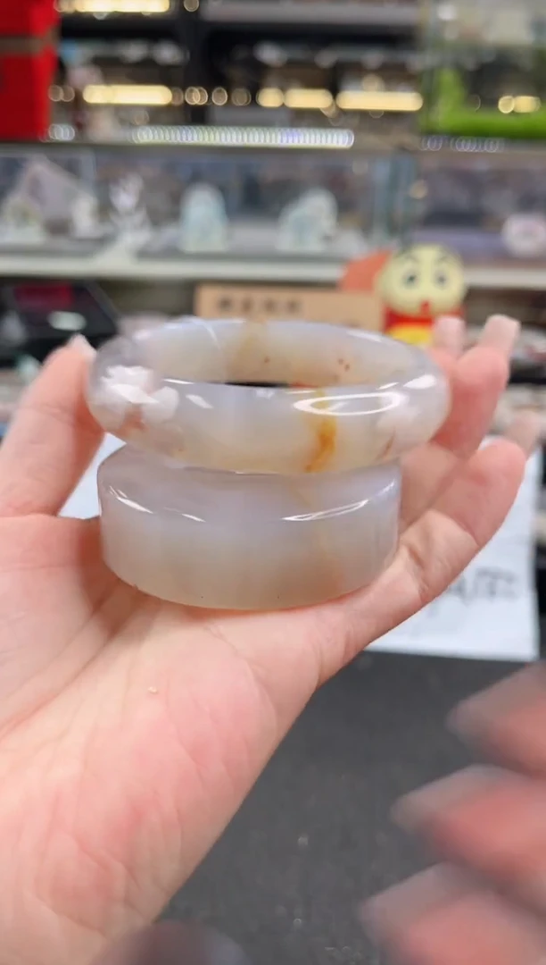 未镶嵌手镯石英质玉61圈口 （赠品镯心）1648329