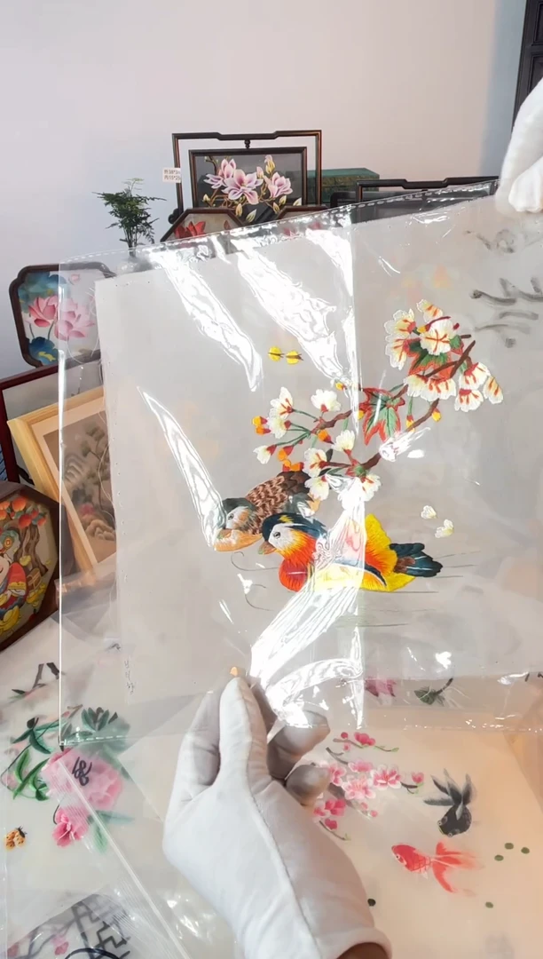 织绣纯手工苏绣双面绣苏绣34