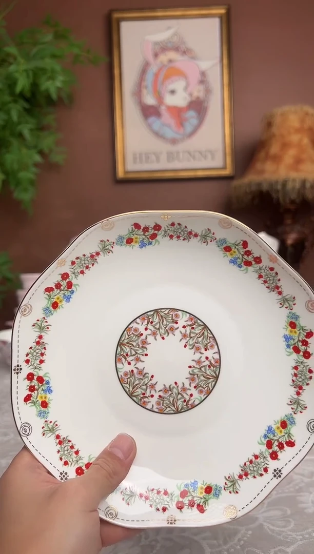 36%以上骨粉骨瓷匈牙利深盘4个