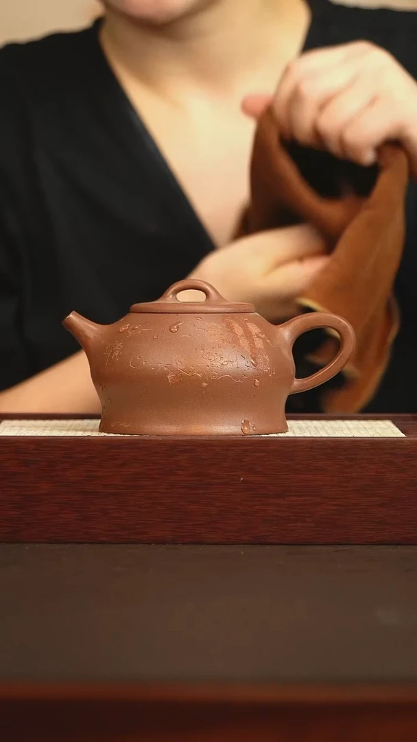 茶壶紫砂紫砂壶 180cc 原矿紫泥