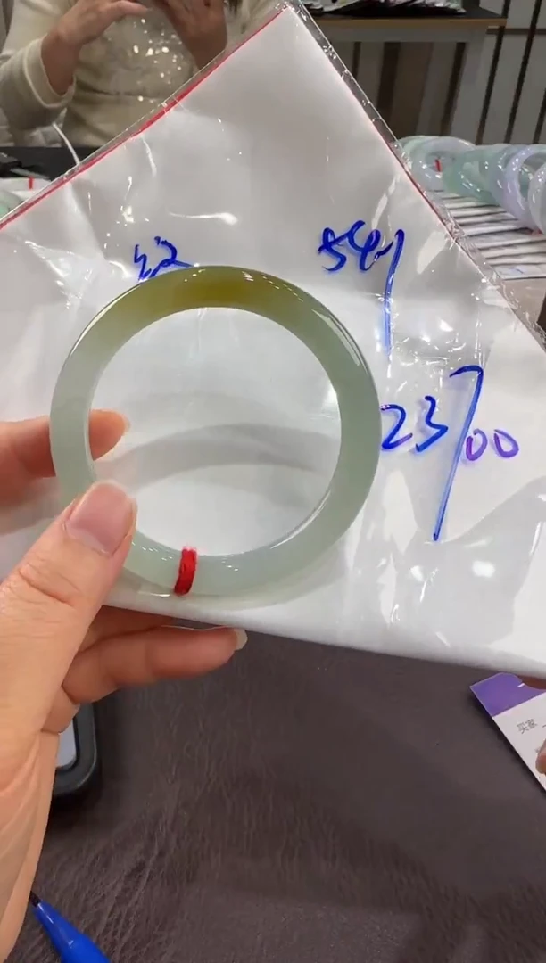 未镶嵌手镯（圆镯）翡翠DD20101-014（纹）