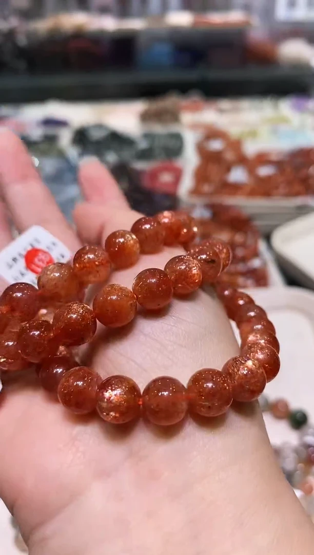 未镶嵌手链长石多样性发其一金太阳8+