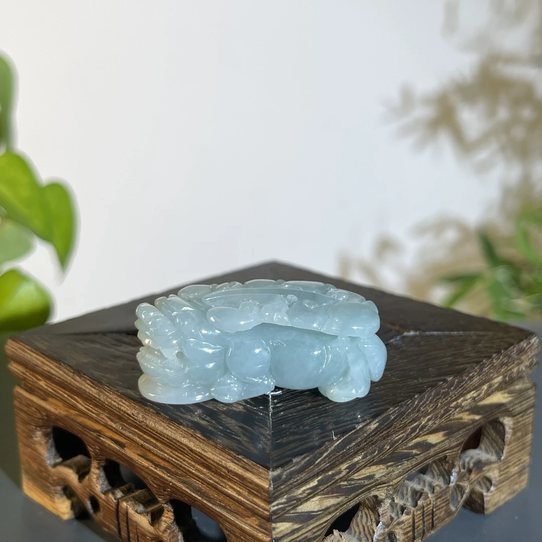 JTW18-71 天然缅甸A货翡翠  貔貅