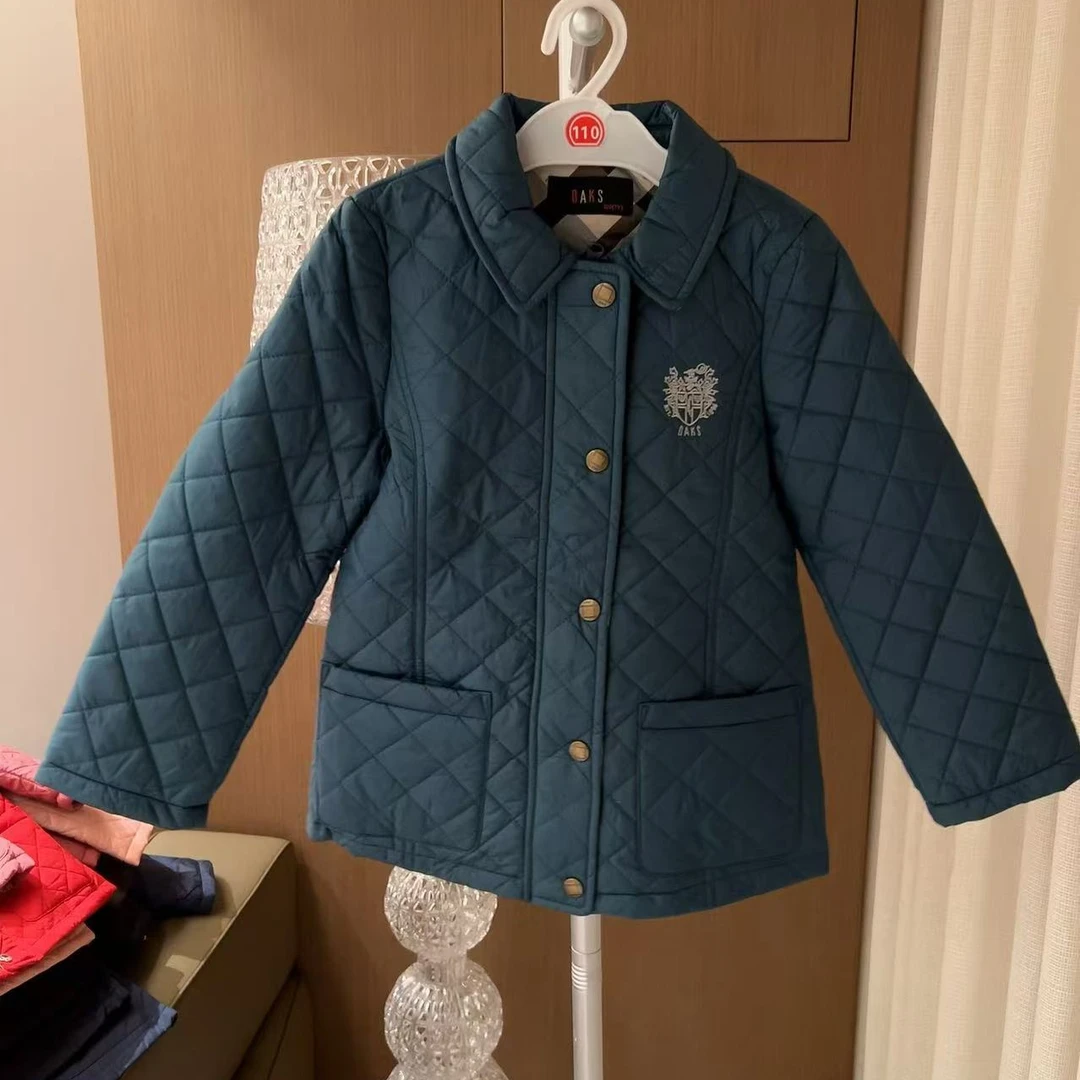 Dak 多花色翻领系扣棉服