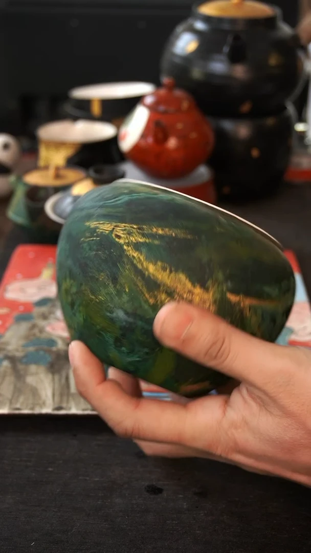 【闪购商品】其他827大漆建水小康茶器