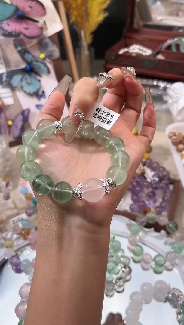 【闪购商品】水晶手链未镶嵌多样性发货颜色微差发其一