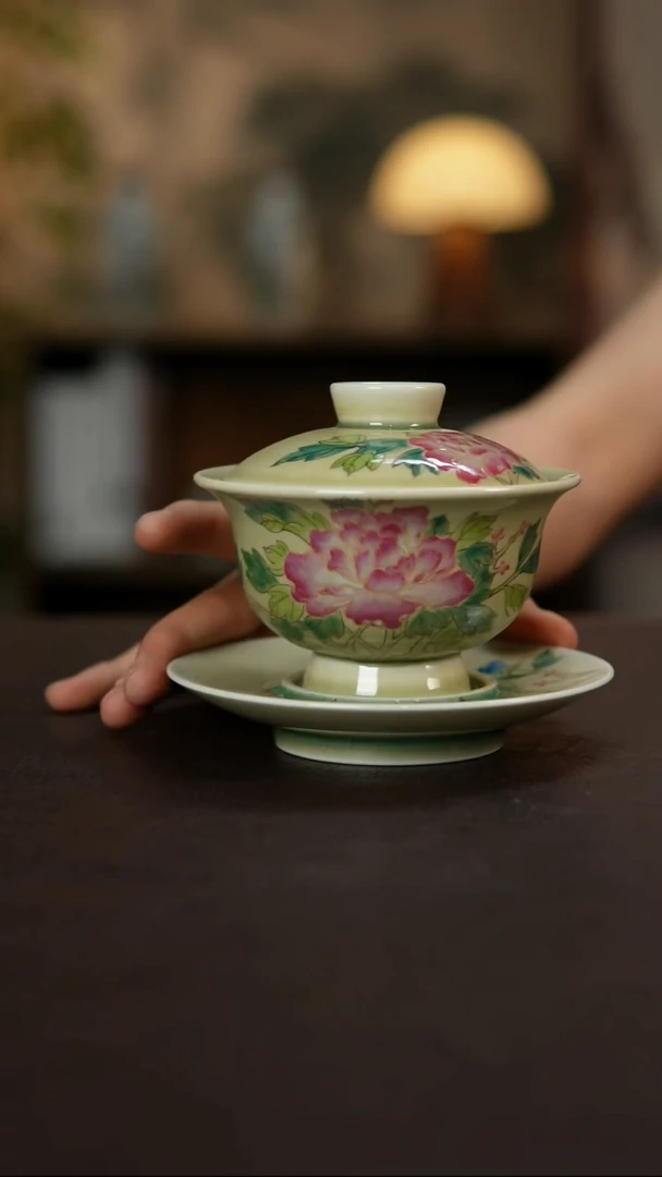 杯景德镇陶瓷杯碗柴烧多人
