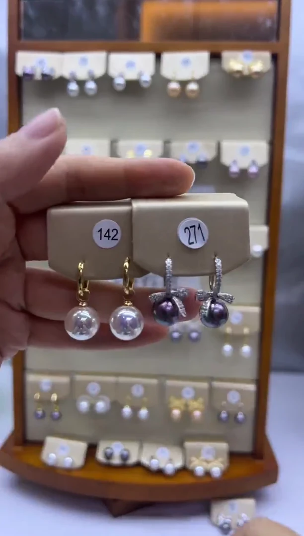 未镶嵌耳饰淡水珍珠142+271