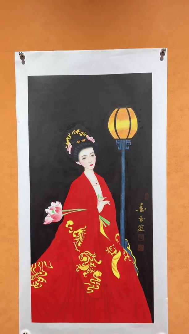 国画刘金玉老师亲笔手绘