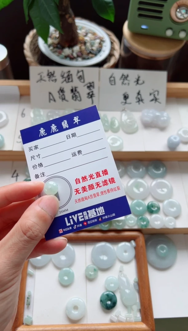 翡翠未镶嵌吊坠(不含链)平安扣