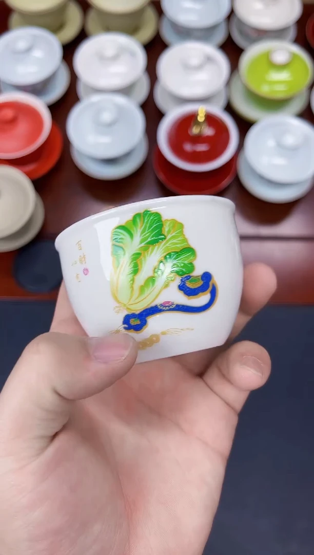 陶瓷茶具临时链接瓷盖碗