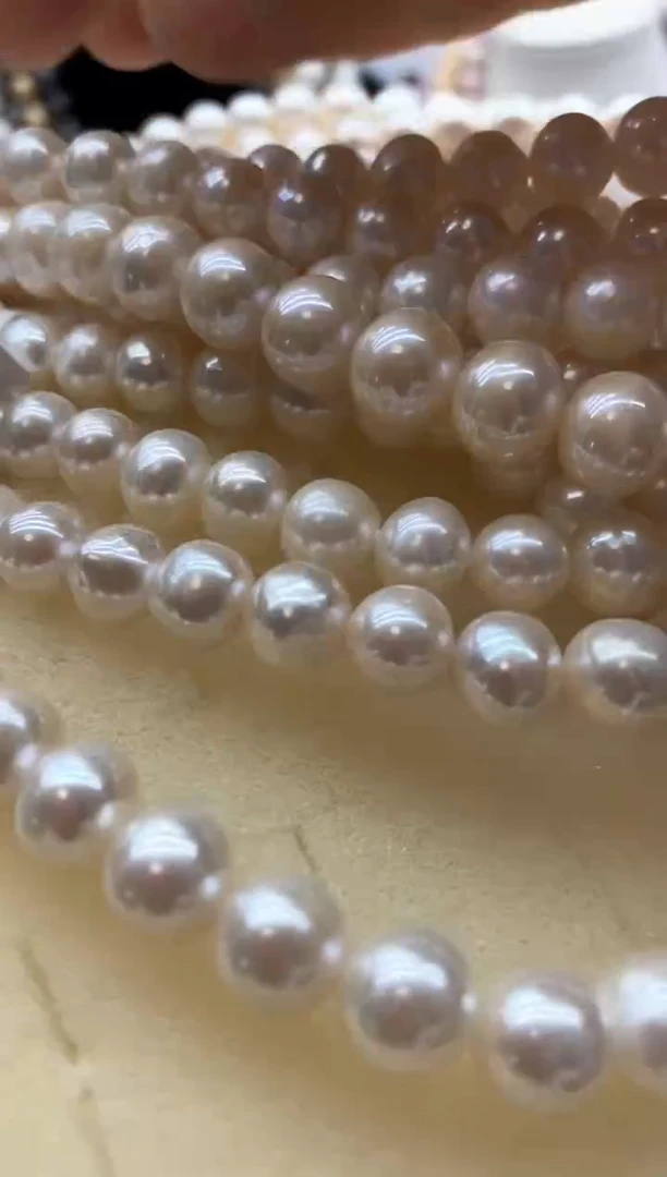 淡水珍珠钛钢颈饰84