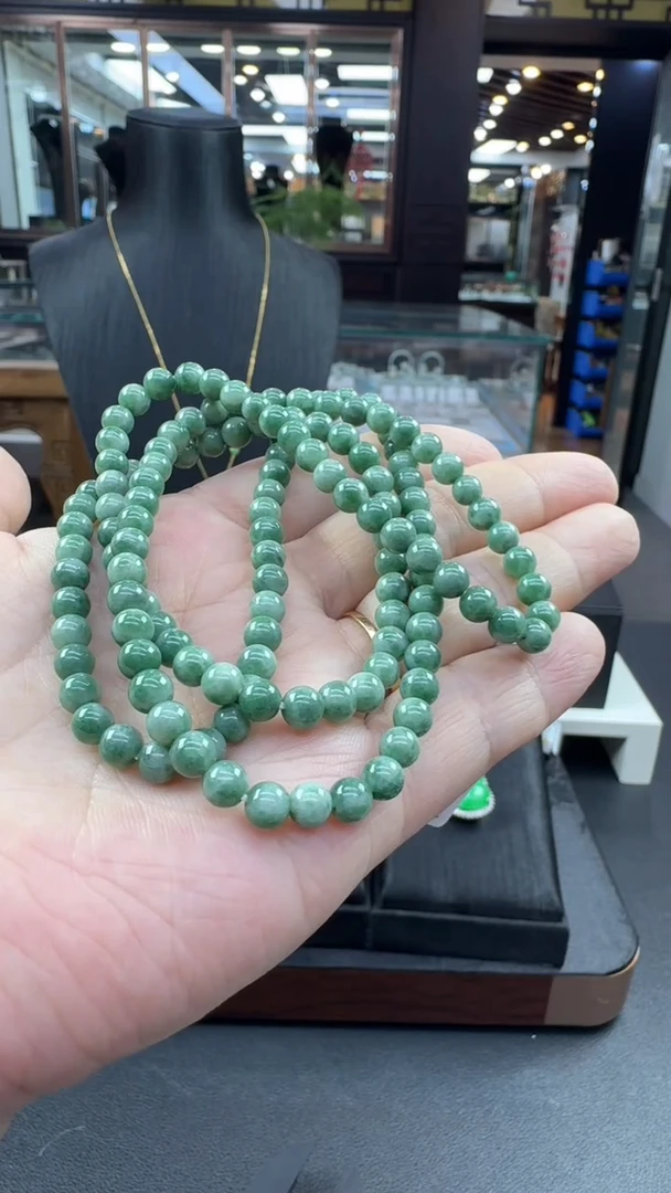 未镶嵌手串翡翠手串