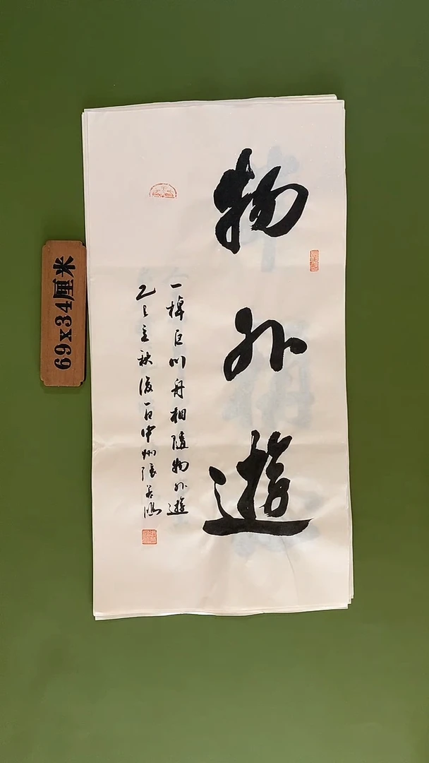 书法书法 张若鸿 尺寸69cm*34cm