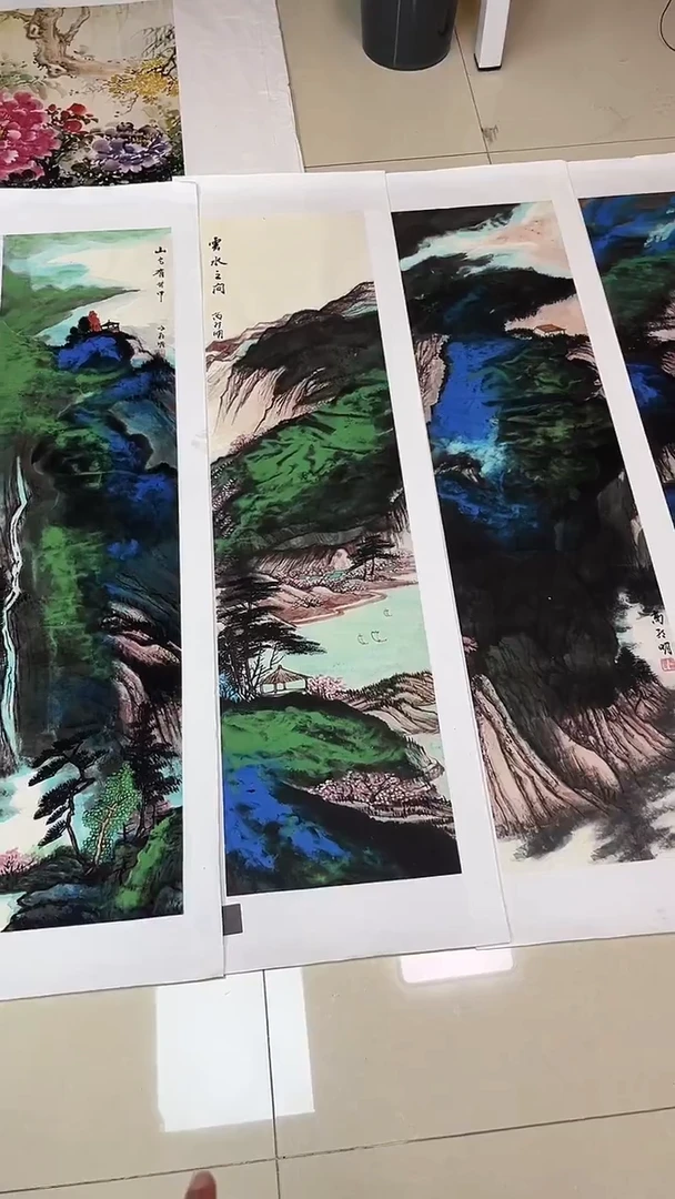 国画小1九霄甄选国画作品zhb101