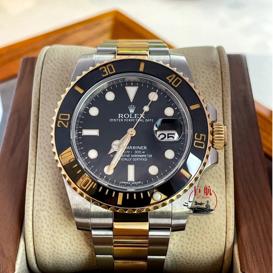 99新 Rolex/劳力士 潜航者日历型 m116613ln-0001  40mm 18年全套