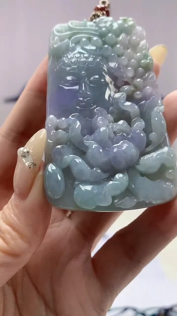 【闪购商品】定制翡翠未镶嵌0405DD-毛货挂件53