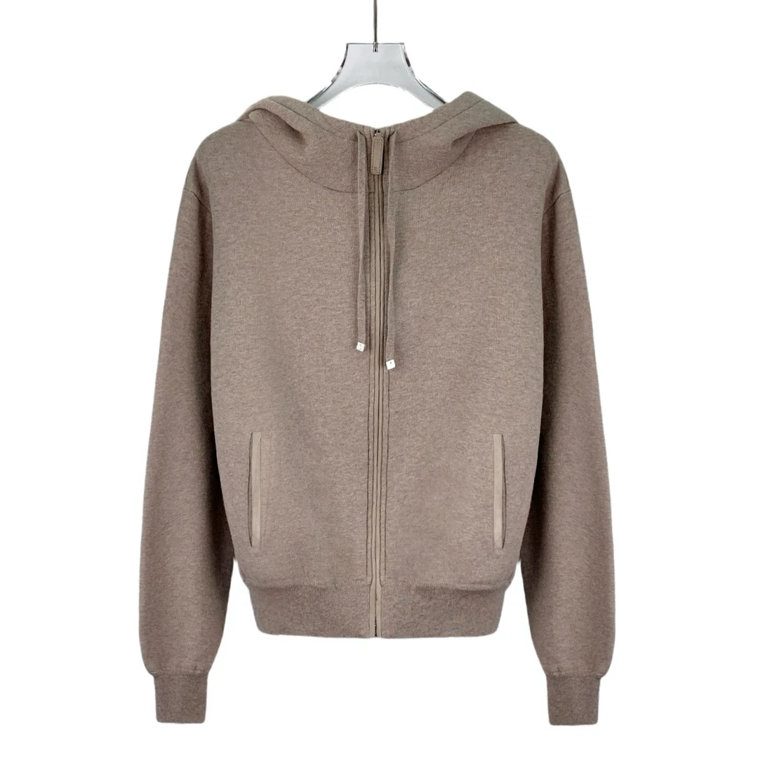 未使用 Ralph Lauren/拉夫劳伦 EM0184 棕色卫衣休闲运动套装 M码