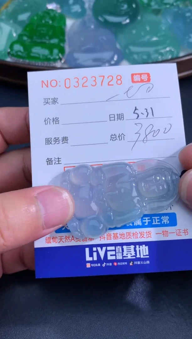 翡翠未镶嵌颈饰一