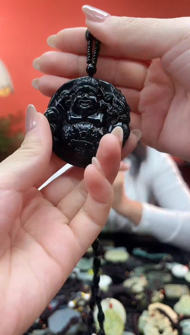 未镶嵌岫玉吊坠·