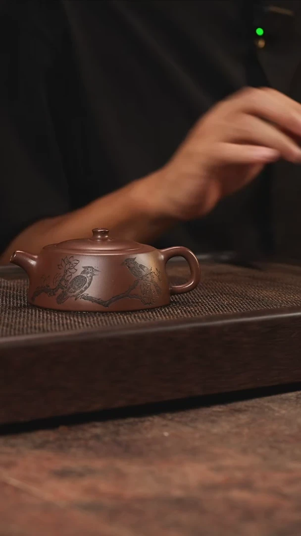 宜兴紫砂紫泥井栏