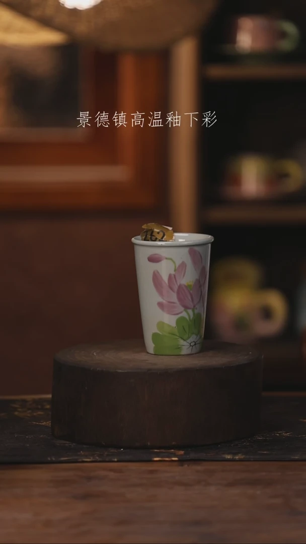 陶瓷景德镇高温釉下手绘陶瓷262