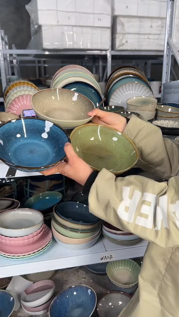 陶瓷外贸尾货瑕疵满20包邮X3 菜碗